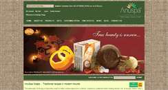 Desktop Screenshot of anuspasoap.com